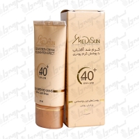 کرم پودر حاوی ضد آفتاب مدیسان پوست چرب و حساس SPF 40